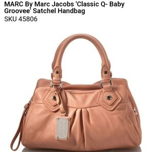 Marc Jacobs pink Q-Baby Groovee satchel purse